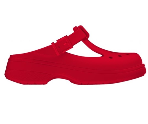 CROCS CLASSIC MARY JANE CLOG RED